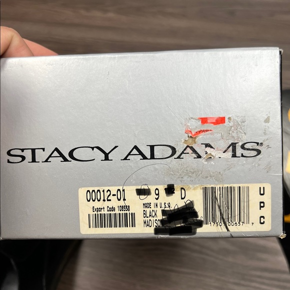 NEW Stacy Adams Madison Black Cap Toe Loafers 9 D main image 10